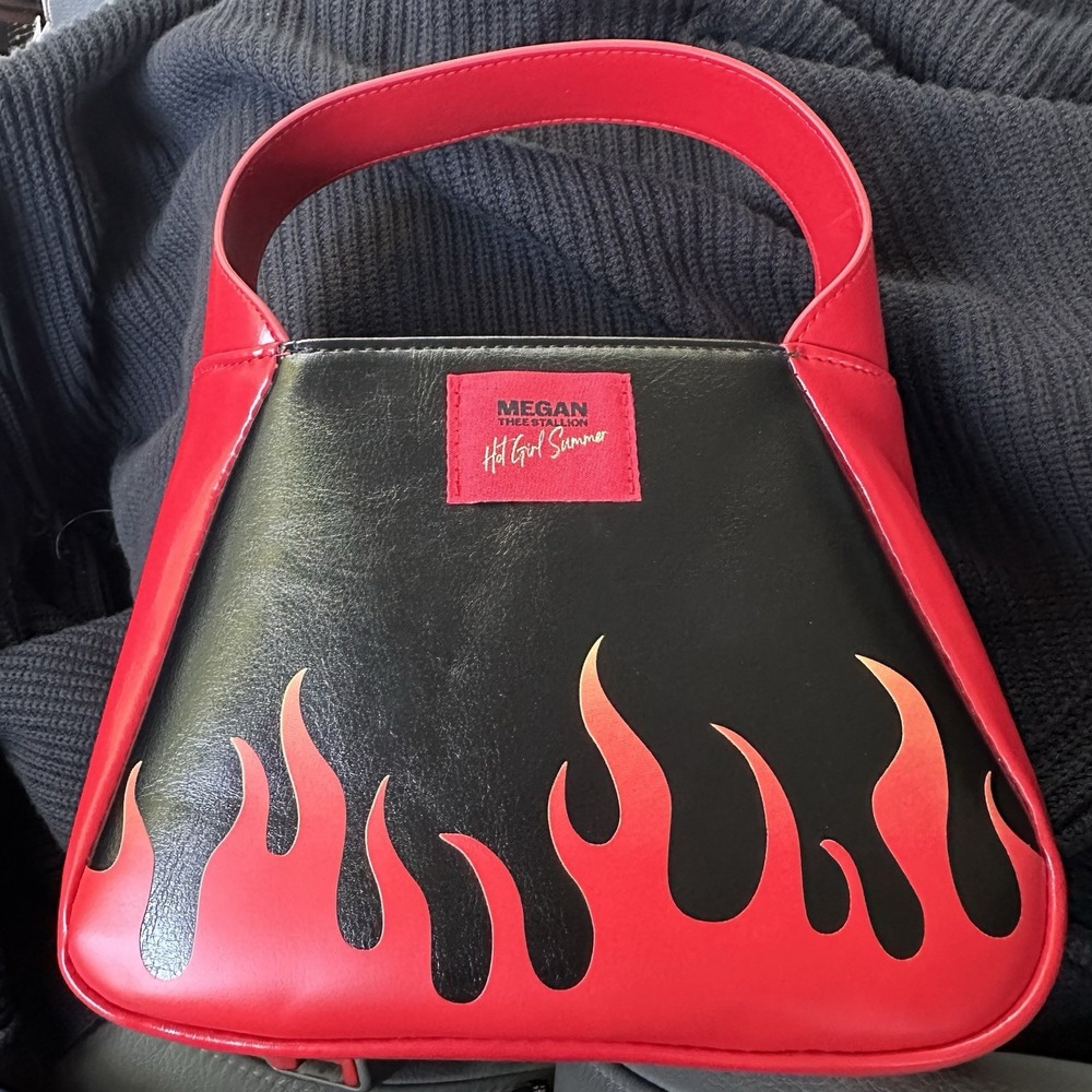 Megan Thee Stallion Hot Girl Summer Flame Motif Mini Bag